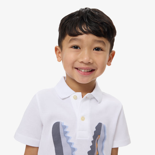 Printed Cotton Polo Shirt - PJ7370