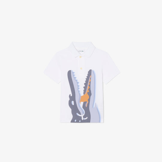 Printed Cotton Polo Shirt - PJ7370