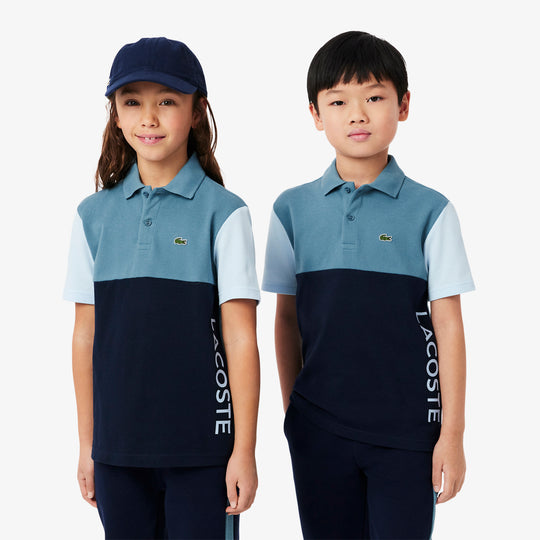 Colour-Block Petit Pique Polo Shirt - PJ8427