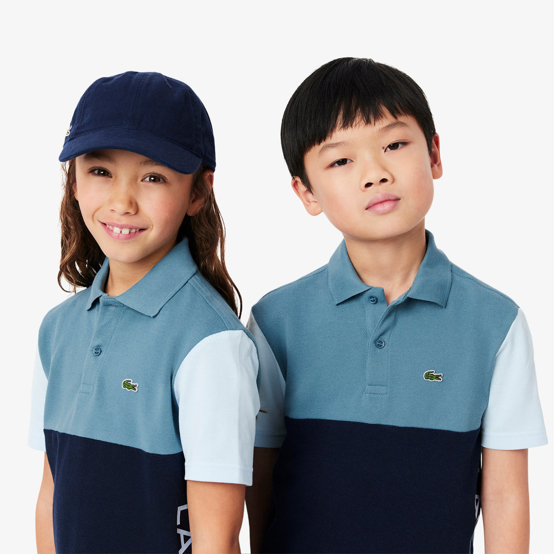 Colour-Block Petit Pique Polo Shirt - PJ8427