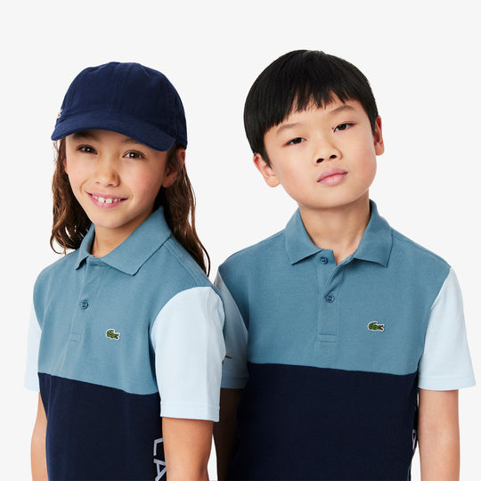 Colour-Block Petit Pique Polo Shirt - PJ8427