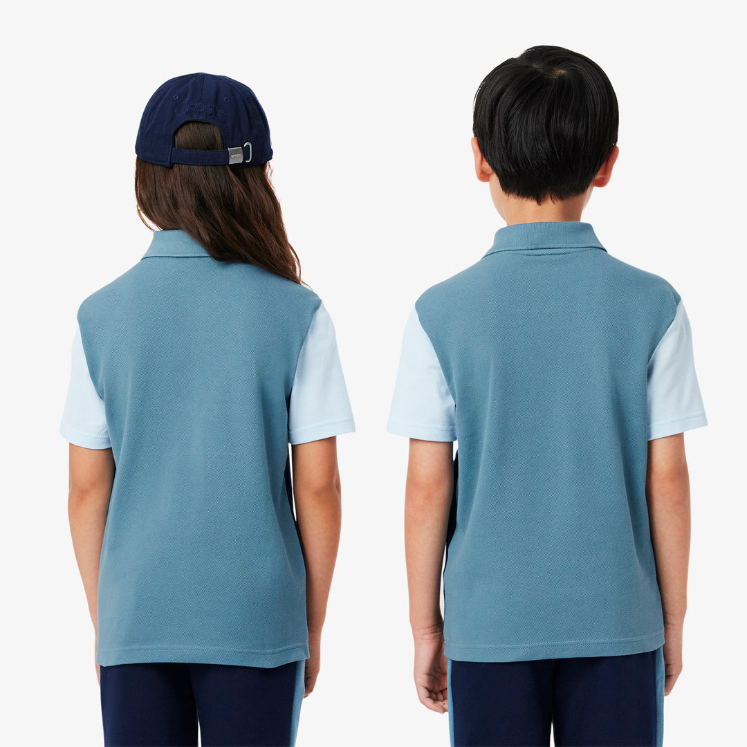 Colour-Block Petit Pique Polo Shirt - PJ8427