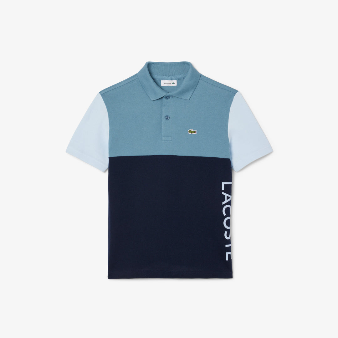 Colour-Block Petit Pique Polo Shirt - PJ8427