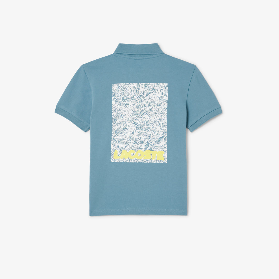 Printed Petit Pique Polo Shirt - PJ8456