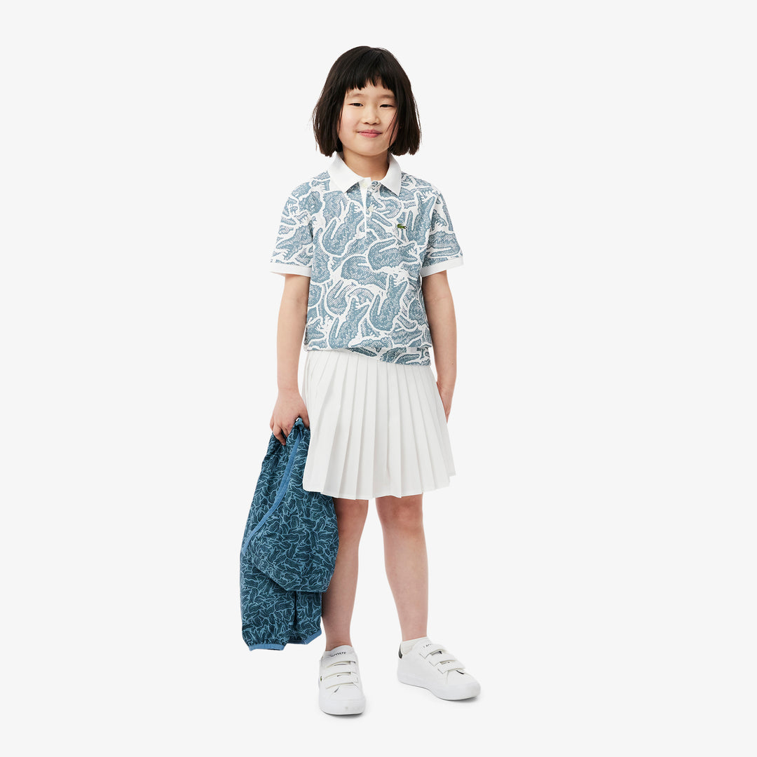 Petit Pique Print Polo Shirt - PJ8466