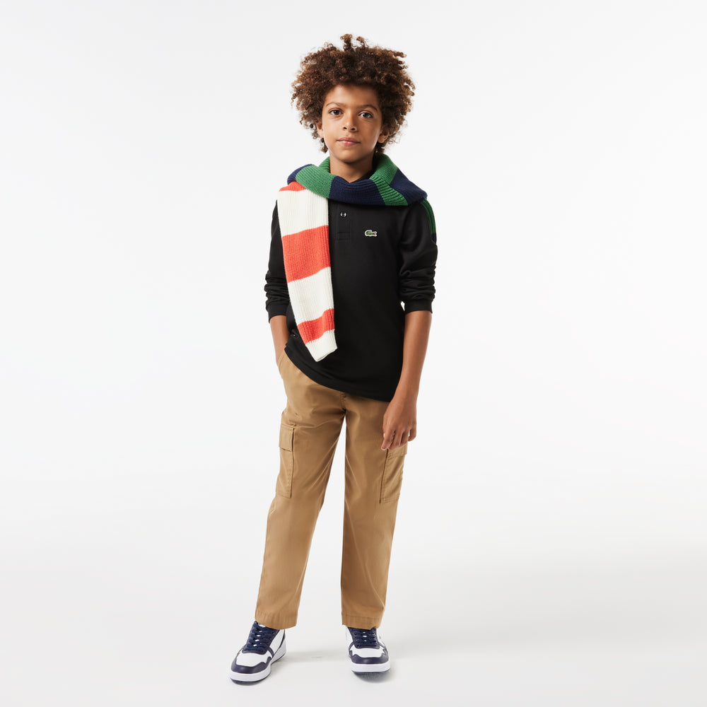 Kids' Lacoste Regular Fit Petit Pique Polo Shirt - PJ8915