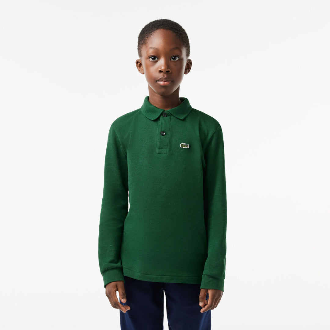 Kids' Lacoste Regular Fit Petit Pique Polo Shirt - PJ8915