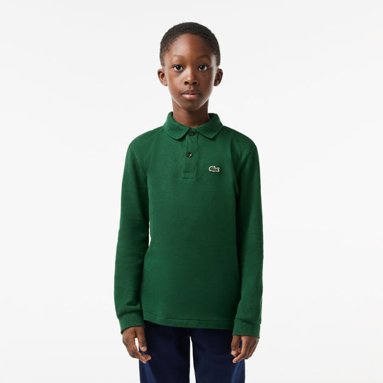 Kids' Lacoste Regular Fit Petit Pique Polo Shirt - PJ8915