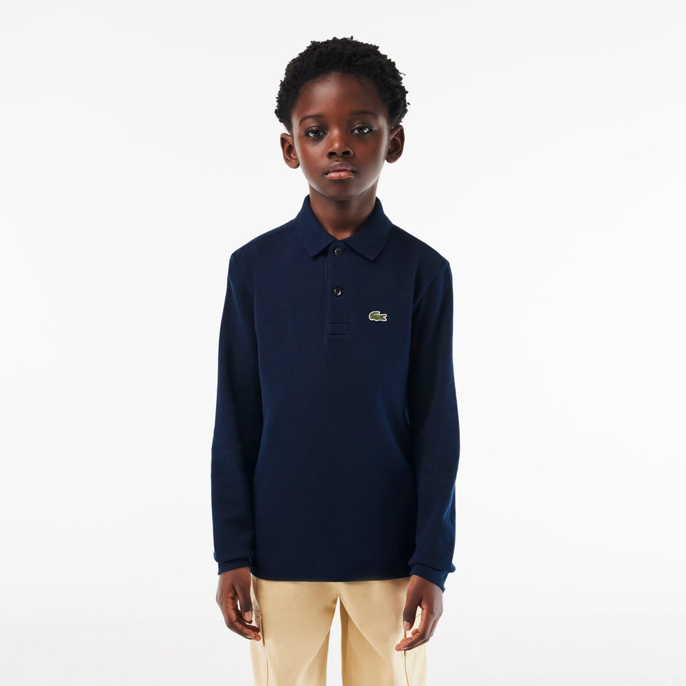 Long Sleeve Piqué Polo Shirt - PJ8915