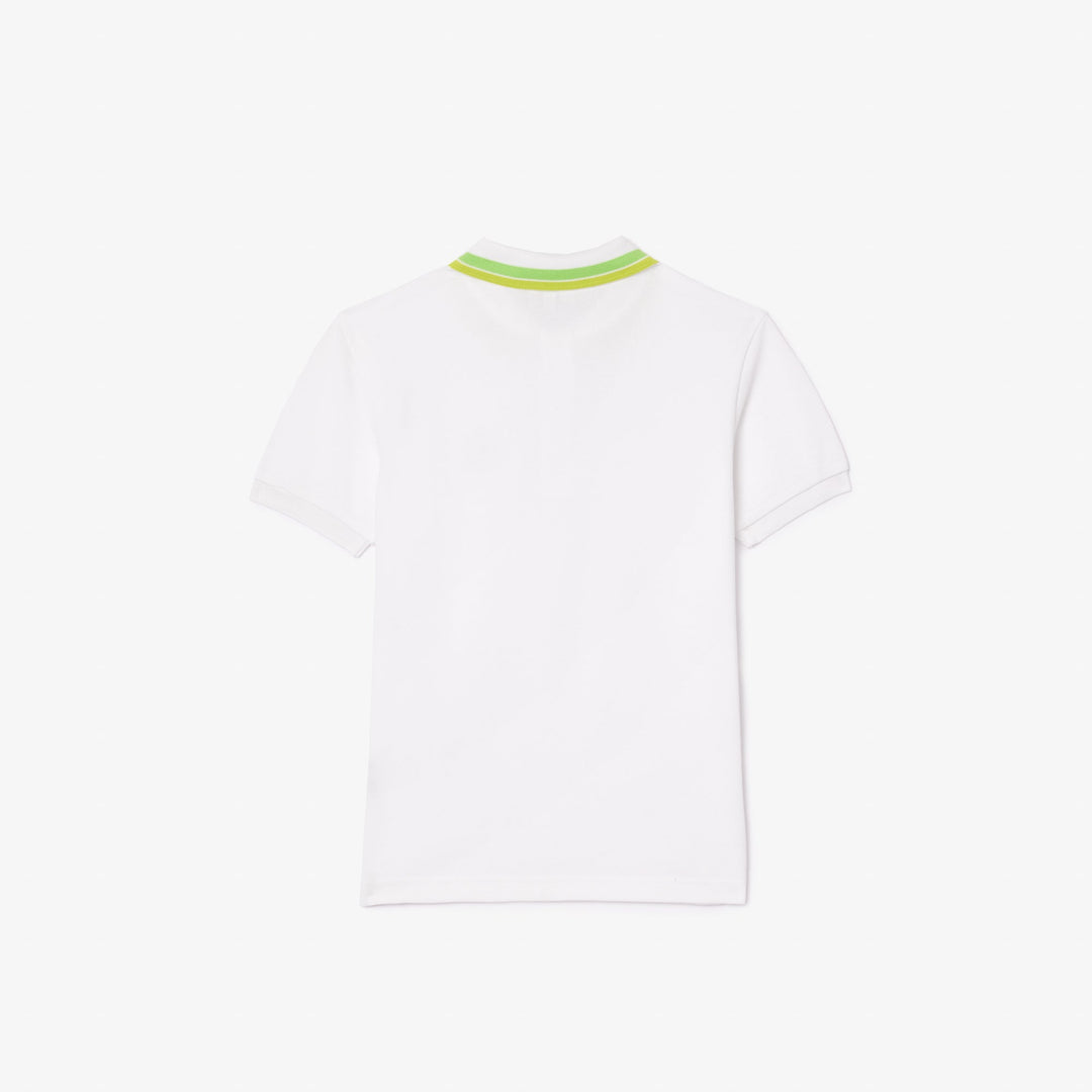 Stripe Collar Piqué Polo Shirt - PJ9702