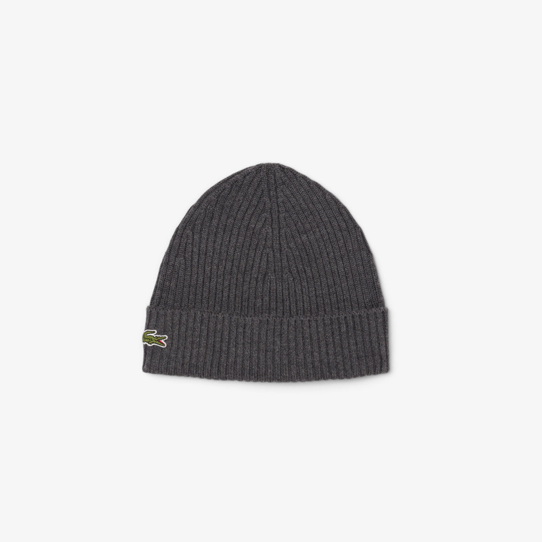 Rib Knit Brushed Wool Beanie - RB0001