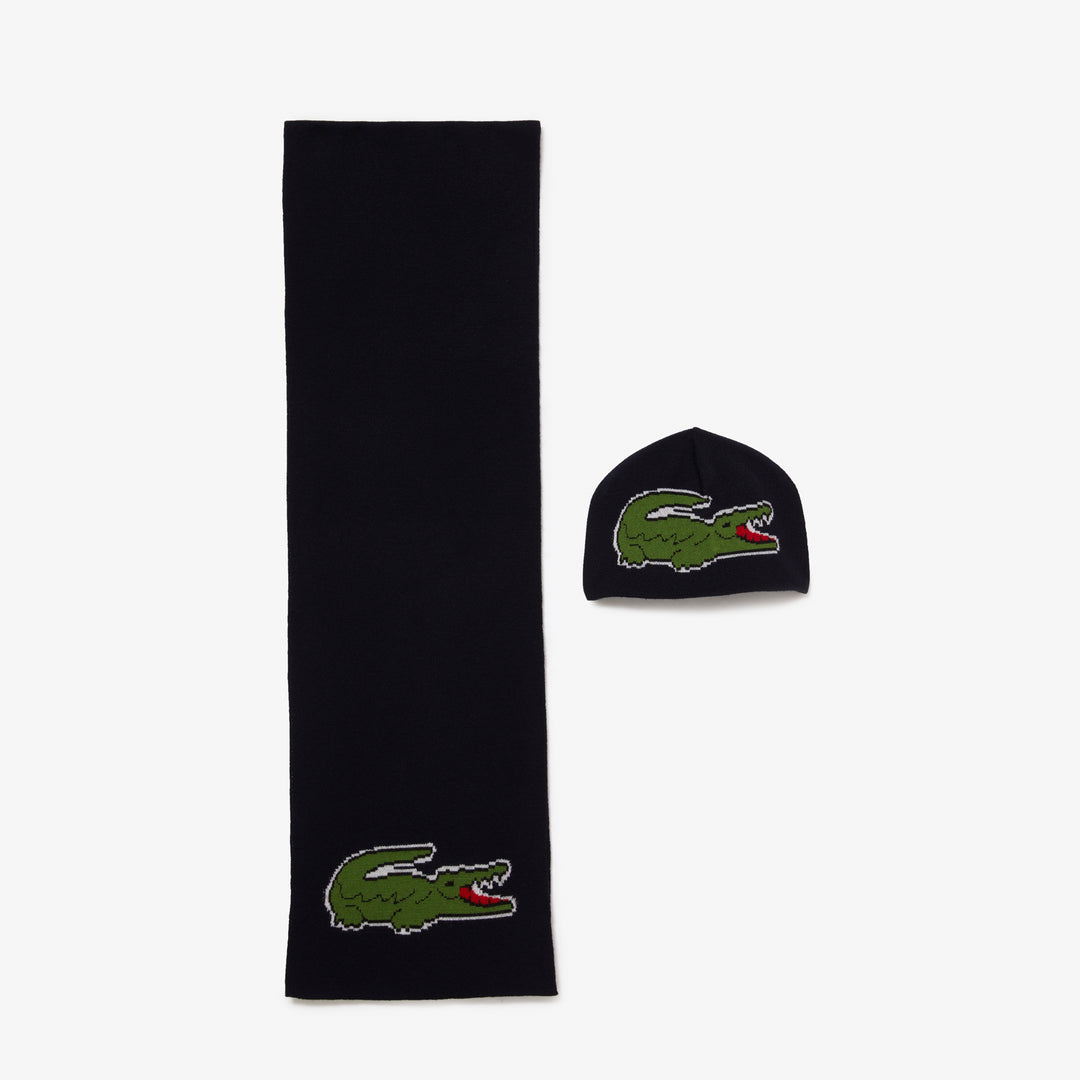 Large Croc Hat and Scarf Gift Set - RB1515