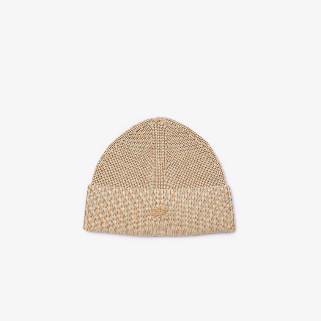 Wash Effect Ribbed Cotton Beanie - RB3152