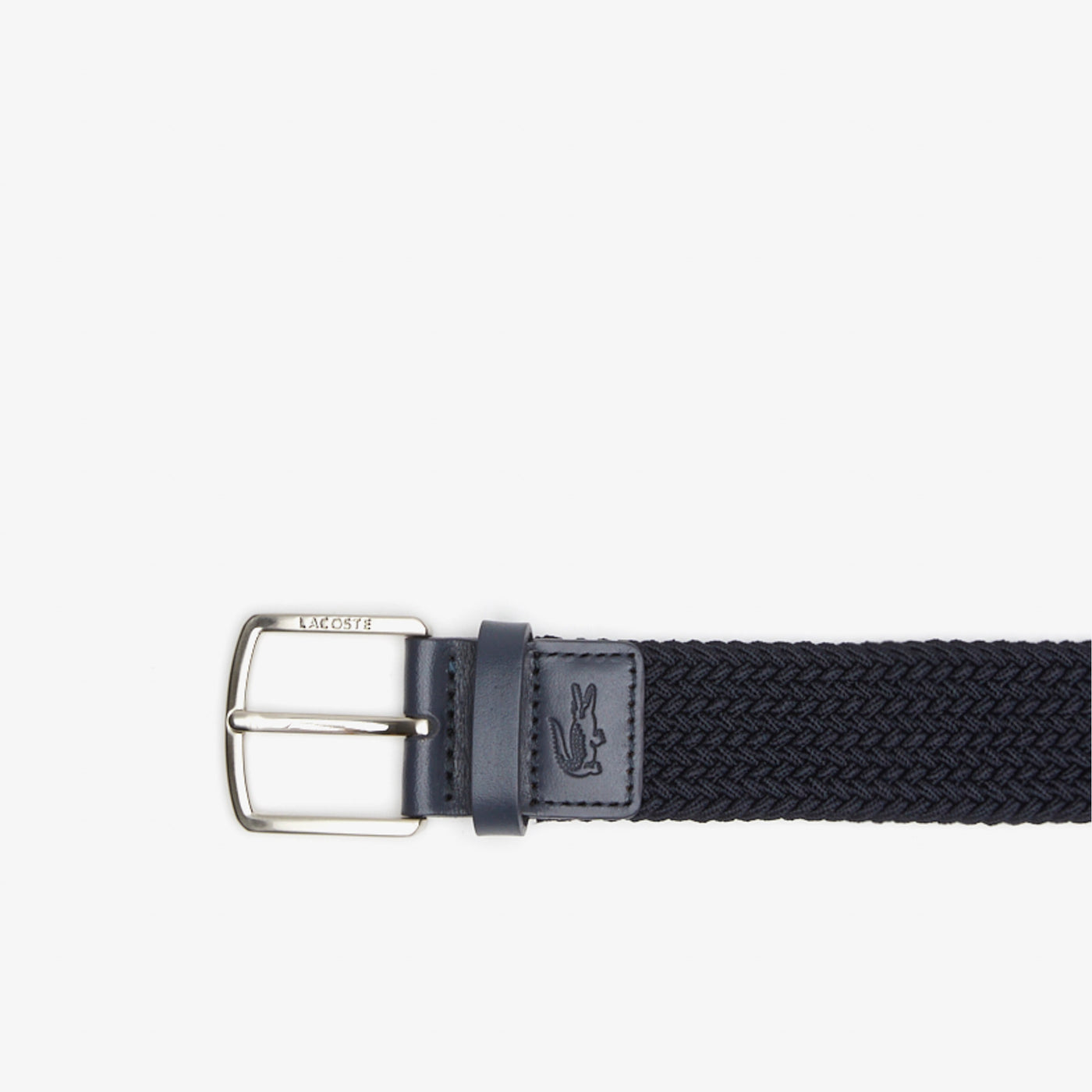 Men's Lacoste Engraved Buckle Stretch Knitted Belt - Rc4017