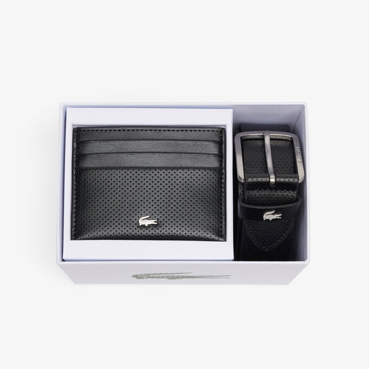Leather Belt/Card Holder Gift Set - RC4092