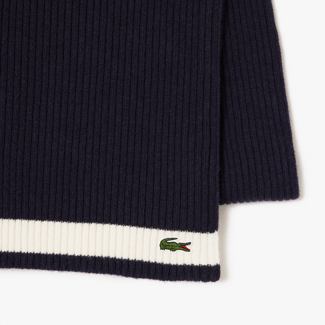 Ribbed Wool Scarf - RE0058