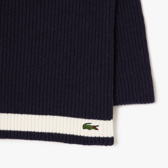 Ribbed Wool Scarf - RE0058