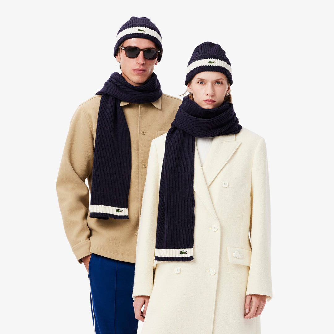 Ribbed Wool Scarf - RE0058