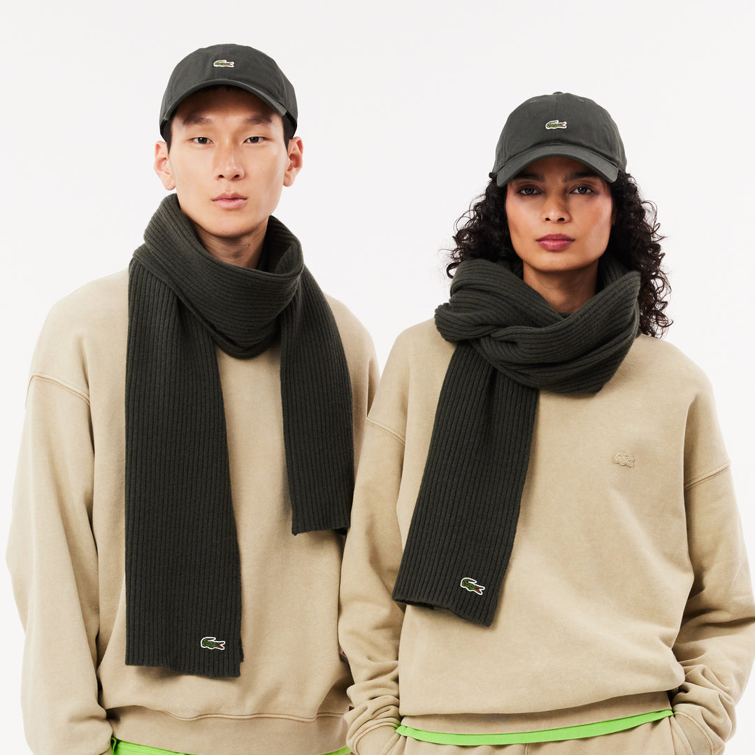 Ribbed Wool Scarf - RE0058