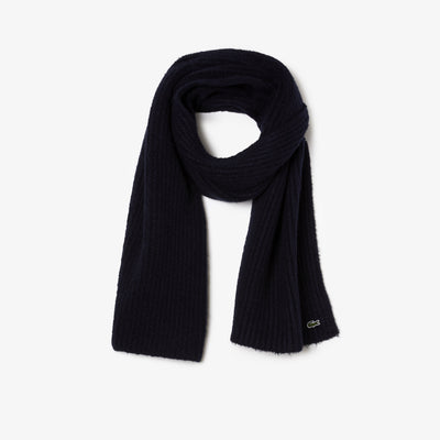 Shop The Latest Collection Of Lacoste Unisex Lacoste Large Ribbed Wool Scarf - Re1048 In Lebanon