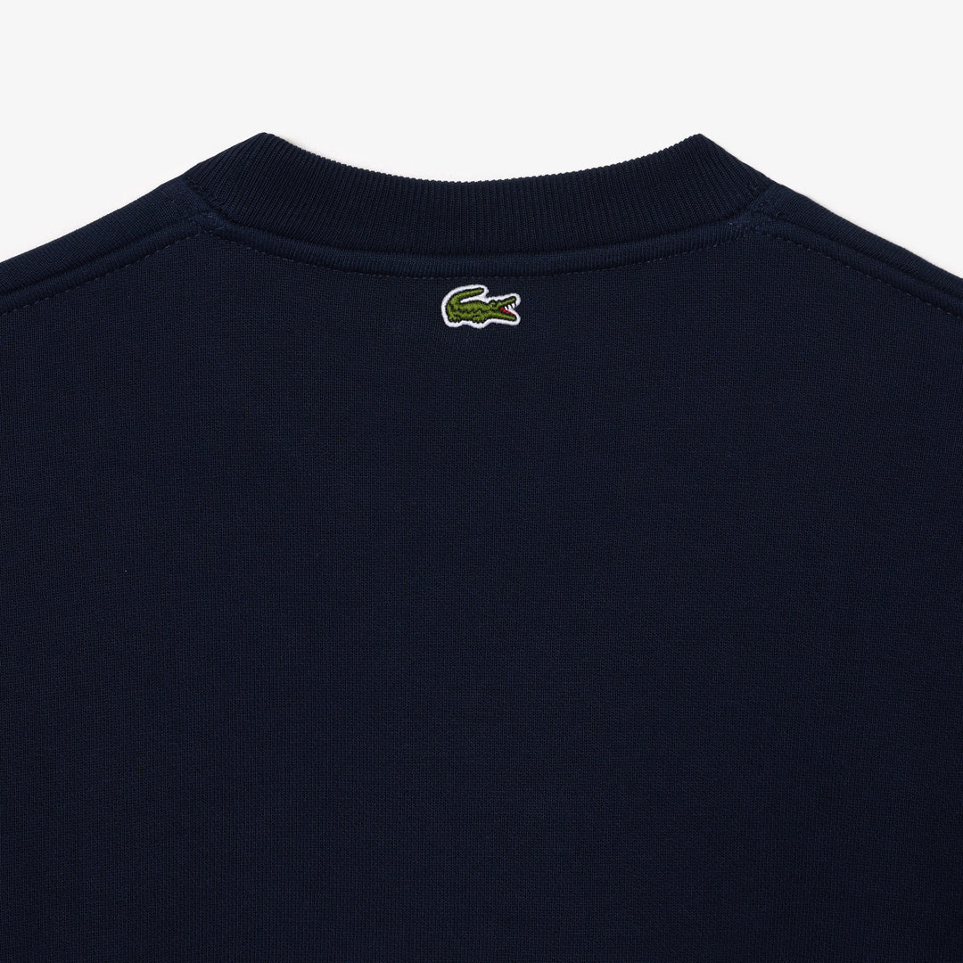 Oversized Tennis Print Fleece Sweatshirt - SF1605