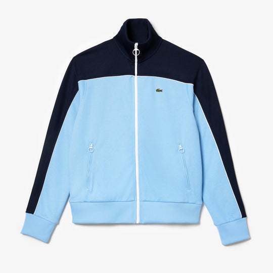 Zipped Colourblock Cotton Pique Sweatshirt - SF1632