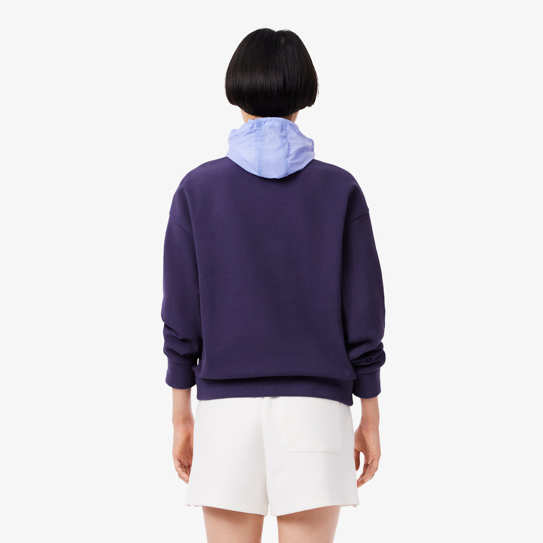 High Neck Zipped Piqué Sweatshirt - SF5271