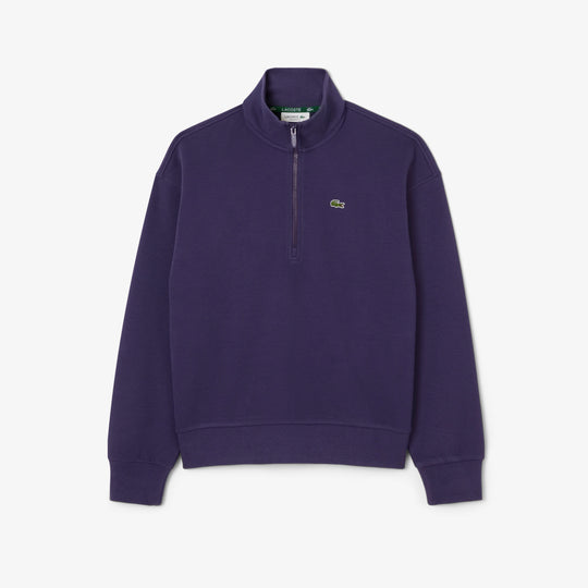 High Neck Zipped Piqué Sweatshirt - SF5271