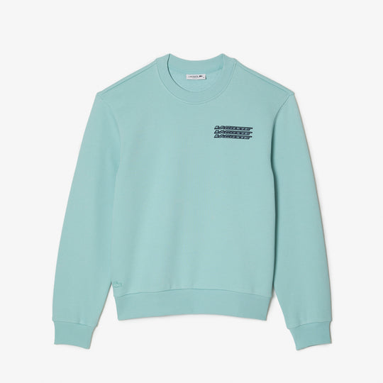 Women’s Lacoste Unbrushed Fleece Printed Sweatshirt - SF5608