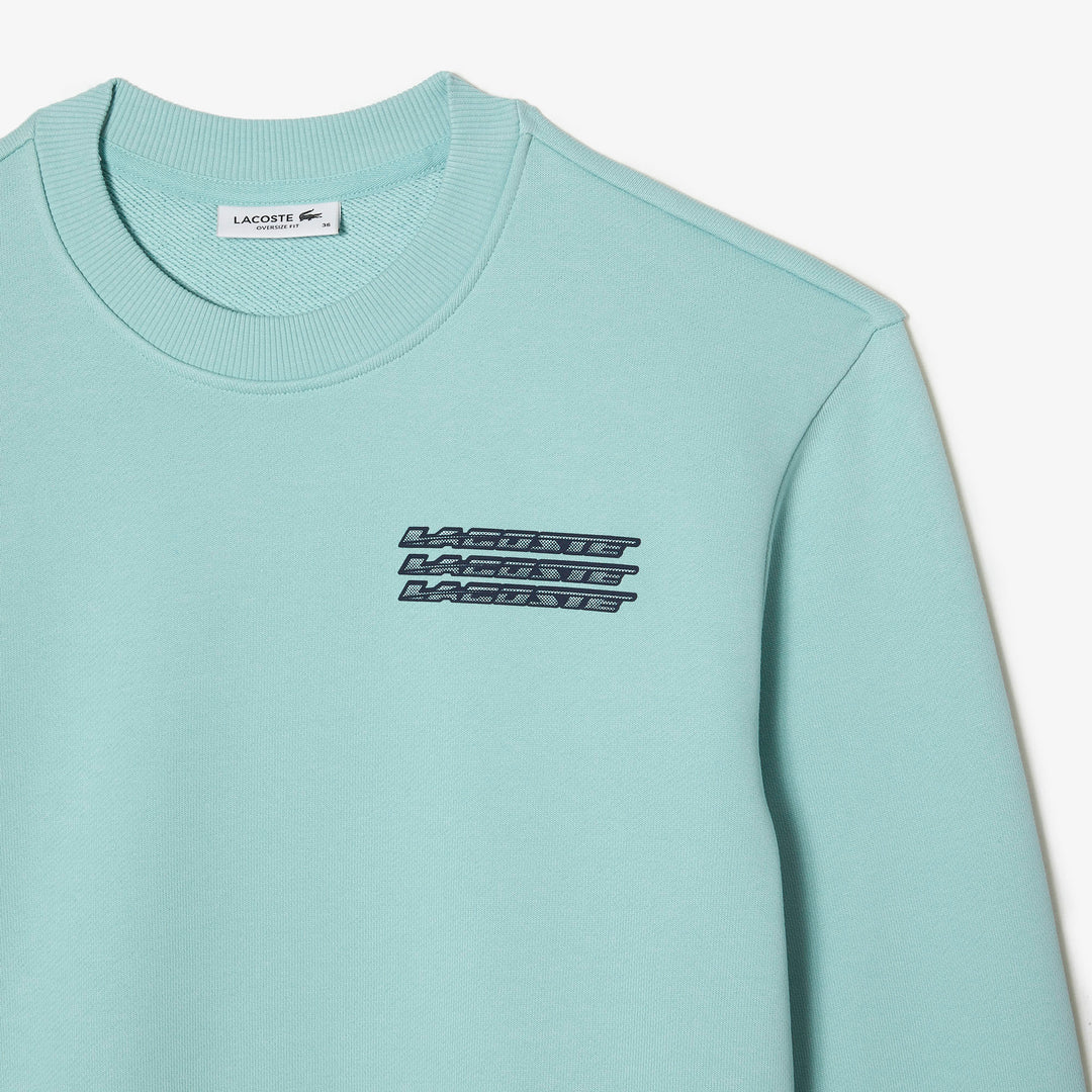 Women’s Lacoste Unbrushed Fleece Printed Sweatshirt - SF5608