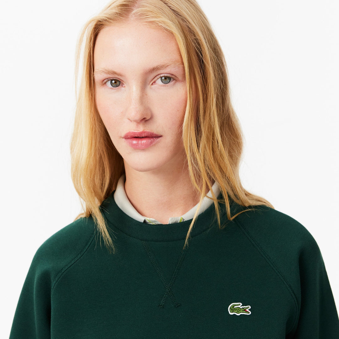 Crew Neck Piqué Sweatshirt - SF8347