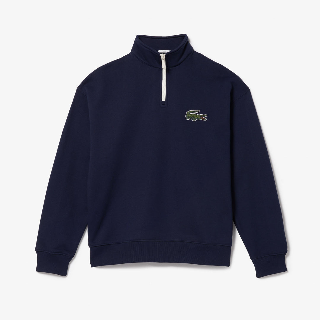 Unisex Zip High Neck Organic Cotton Sweatshirt - Sh0069