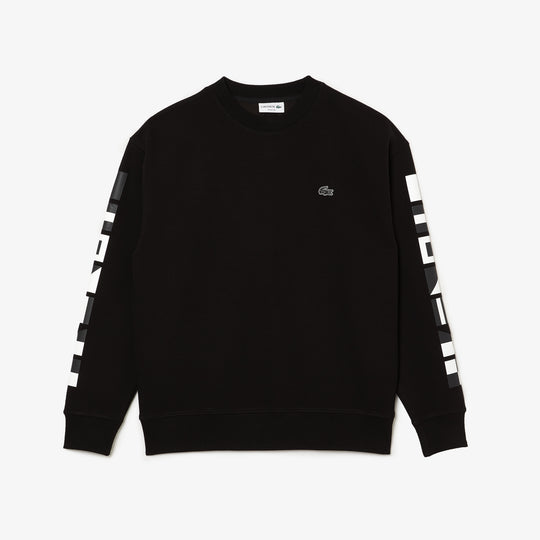 Men's Lacoste Loose Fit Reflective Print Sweatshirt