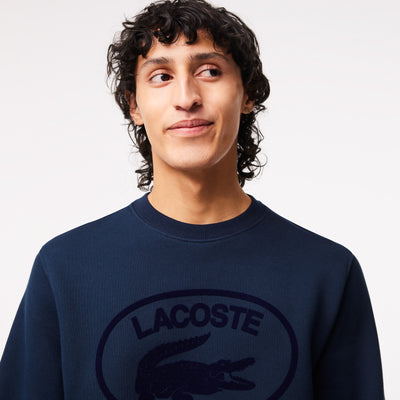 Men's Lacoste Relaxed Fit Organic Cotton Sweatshirt - Sh0254