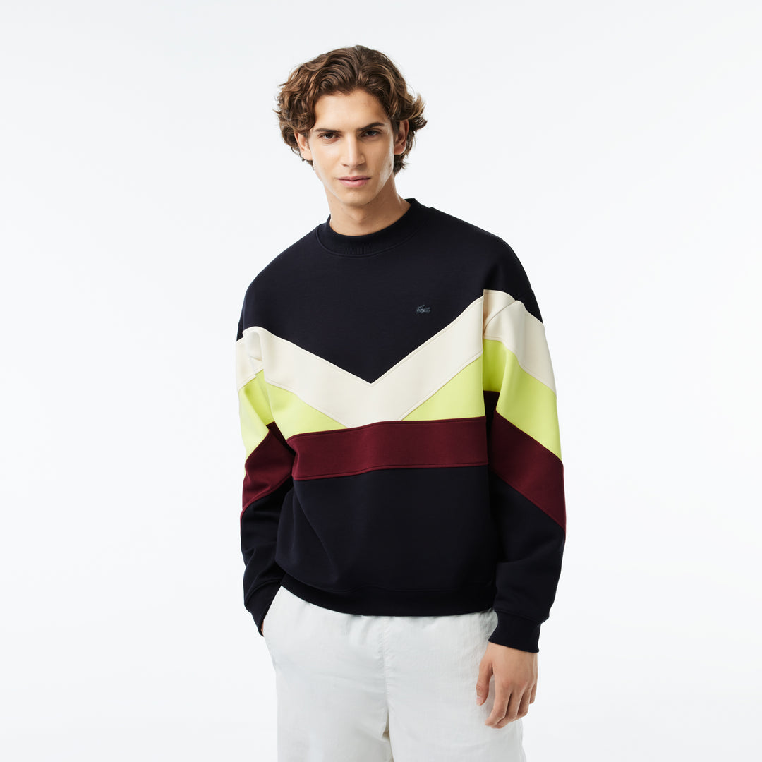 Loose fit double sided Colourblock sweatshirt - SH1174