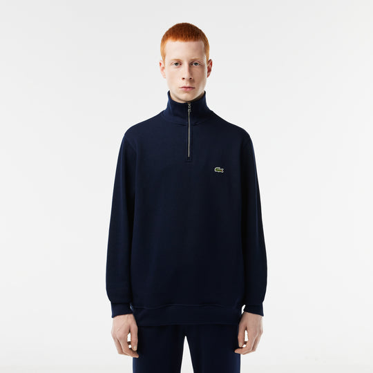 Men's Zippered Stand-Up Collar Cotton Sweatshirt - SH1927