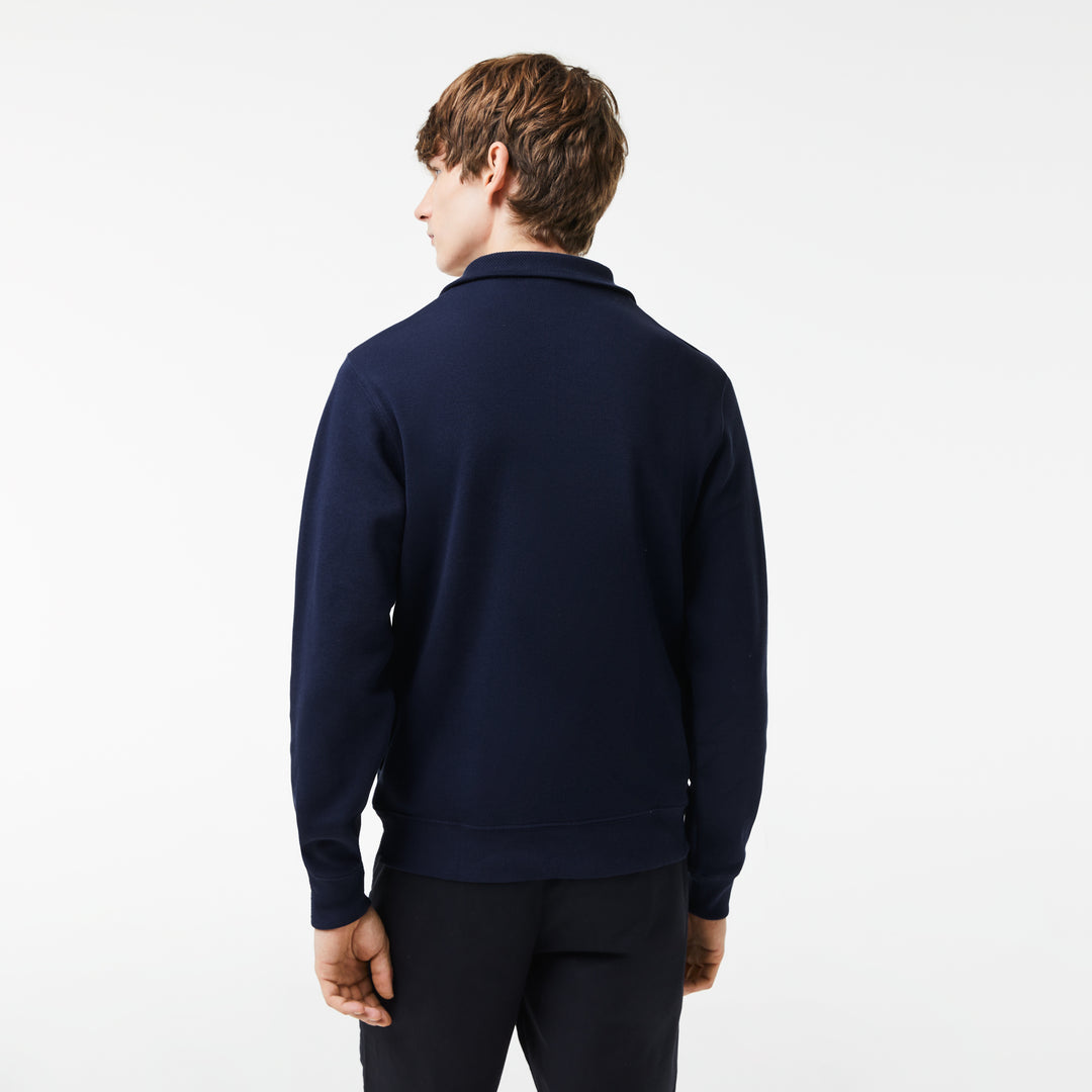 Men's Zippered Stand-Up Collar Cotton Sweatshirt - SH1927