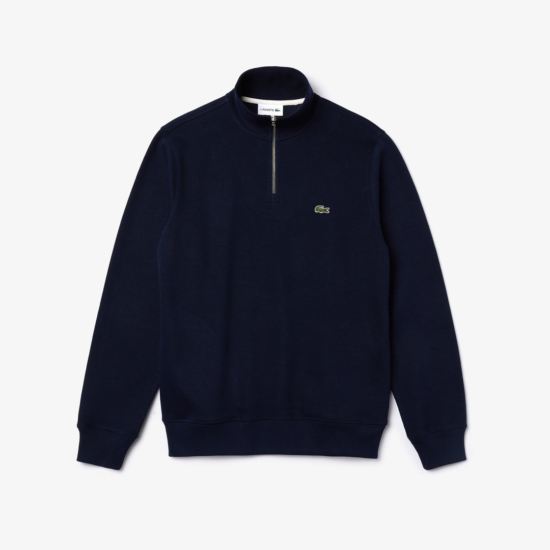 Men's Zippered Stand-Up Collar Cotton Sweatshirt - SH1927