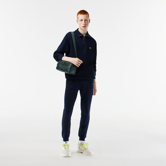 Men's Zippered Stand-Up Collar Cotton Sweatshirt - SH1927