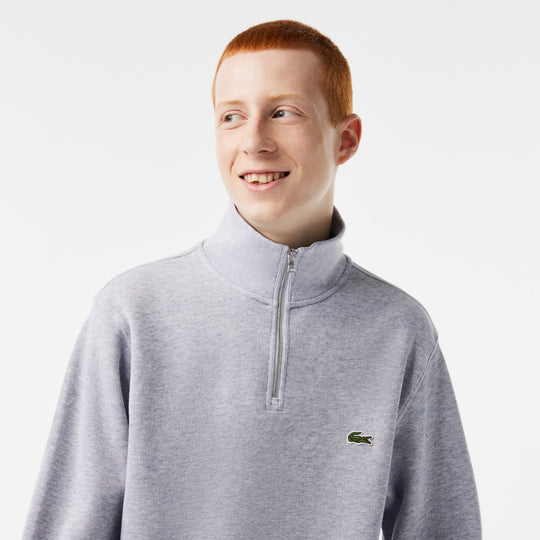 Men's Zippered Stand-Up Collar Cotton Sweatshirt - SH1927