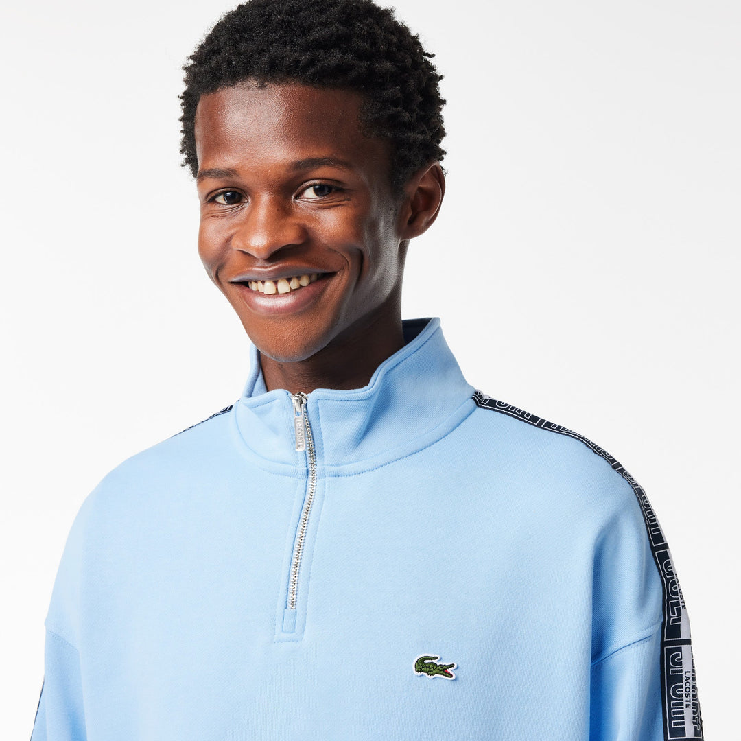 Loose Fit Two Tone Logo Stripe Sweatshirt - SH2103