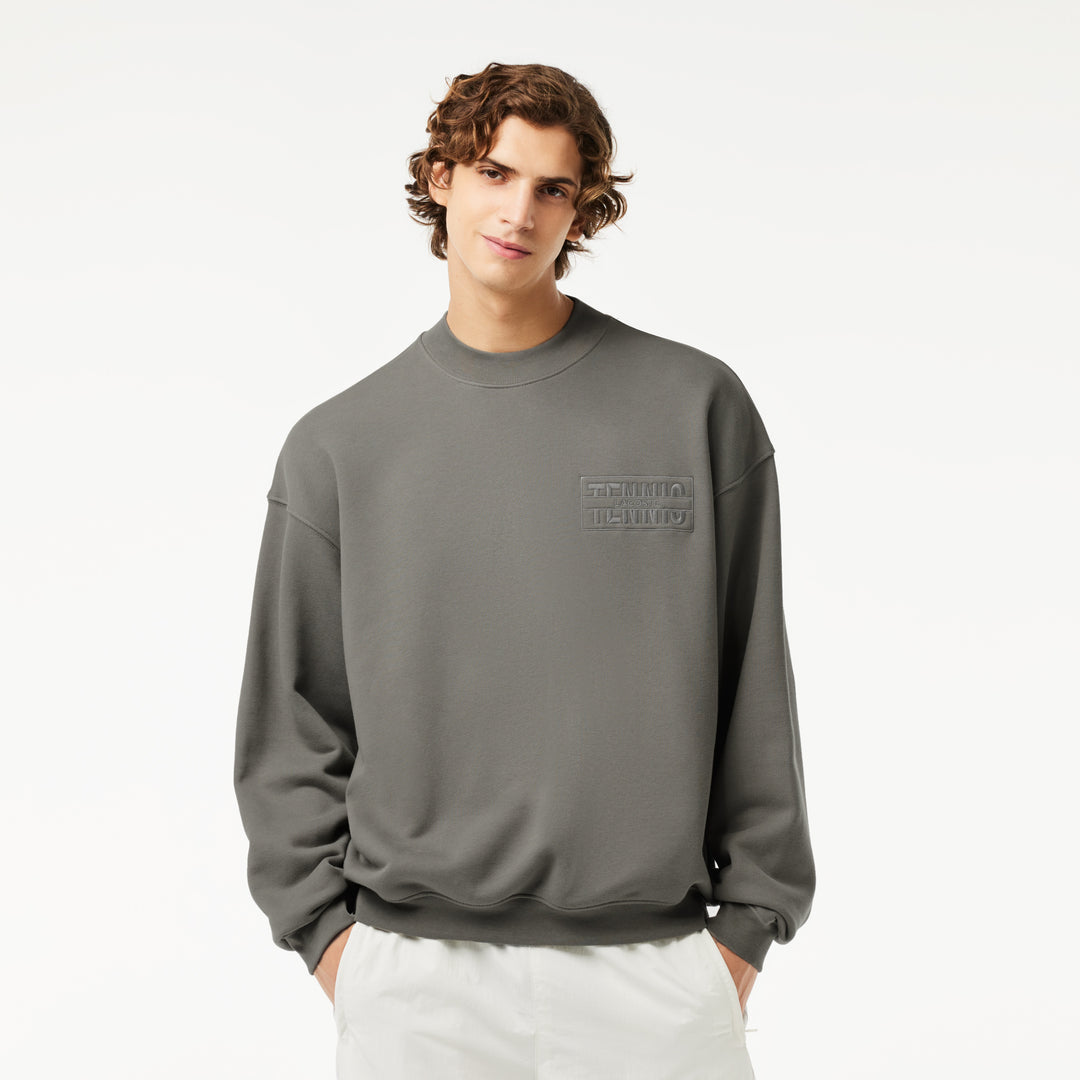 Oversize Embroidered Cotton Sweatshirt  - SH2507