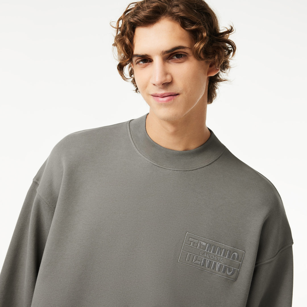 Oversize Embroidered Cotton Sweatshirt  - SH2507