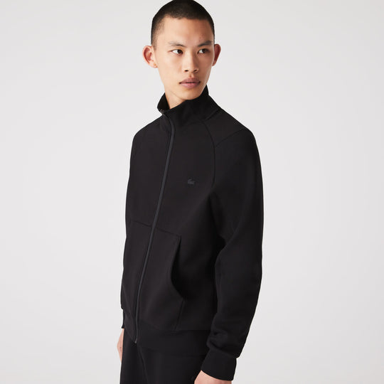 Men’S High Neck Cotton Blend Zip Sweatshirt - Sh2702