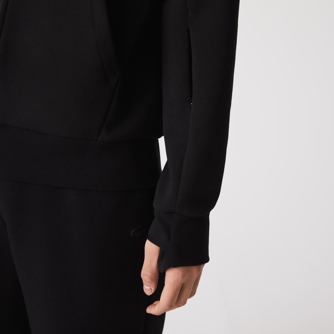 Men’S High Neck Cotton Blend Zip Sweatshirt - Sh2702