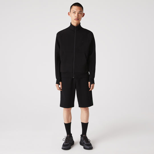 Men’S High Neck Cotton Blend Zip Sweatshirt - Sh2702