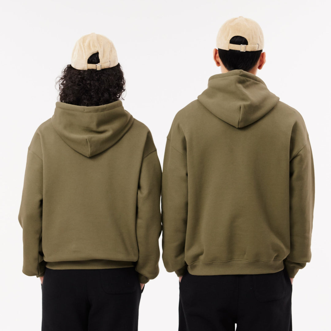 Loose Fit Badge Accent Hoodie - SH2754