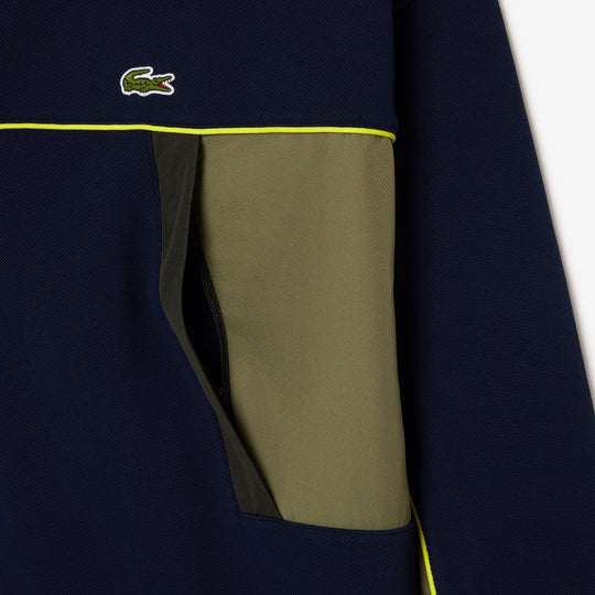 Loose Fit Zip-Up Piqué Sweatshirt - SH2808
