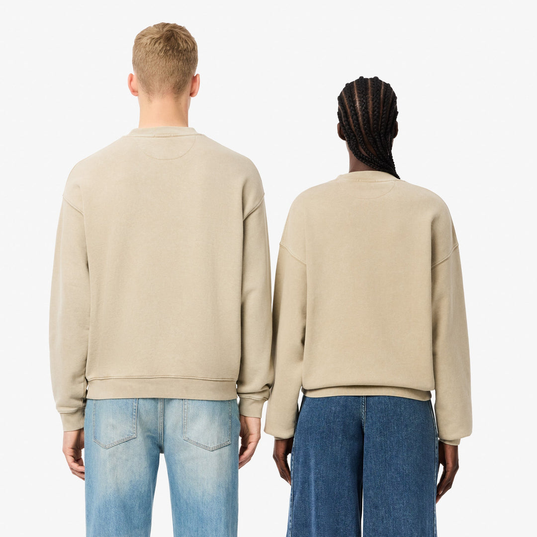 Loose Fit Washed Effect Fleece Sweatshirt - SH2837