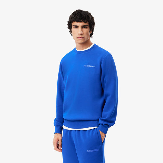Piqué Badge Accent Sweatshirt - SH2858